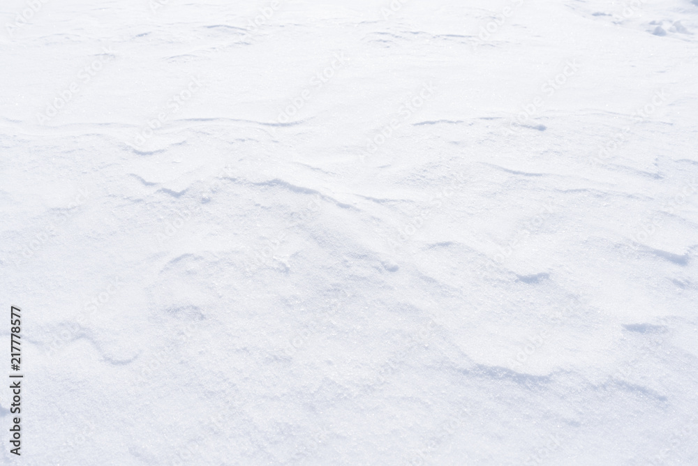 Texture of snow, winter background, space for text overlay