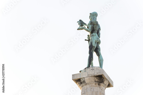 Belgrade, Kalemegdan winner monument. Winner statue 