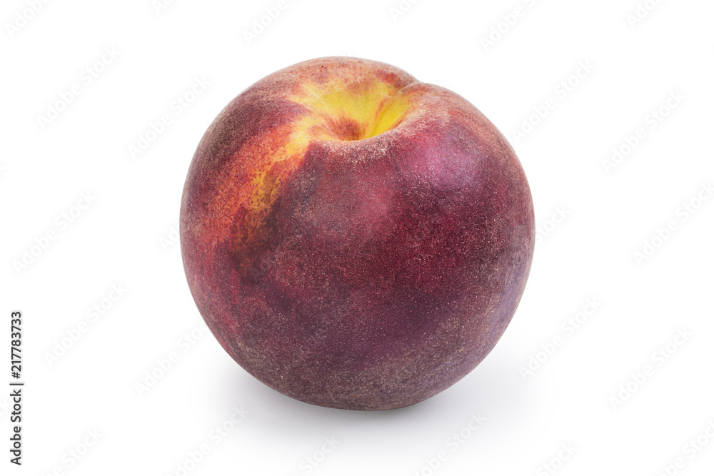 One ripe fluffy peach