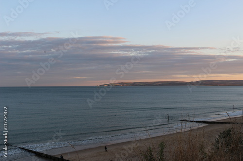 Beach with island in the distance