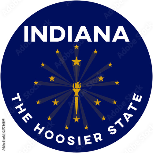 indiana: the hoosier state | digital badge