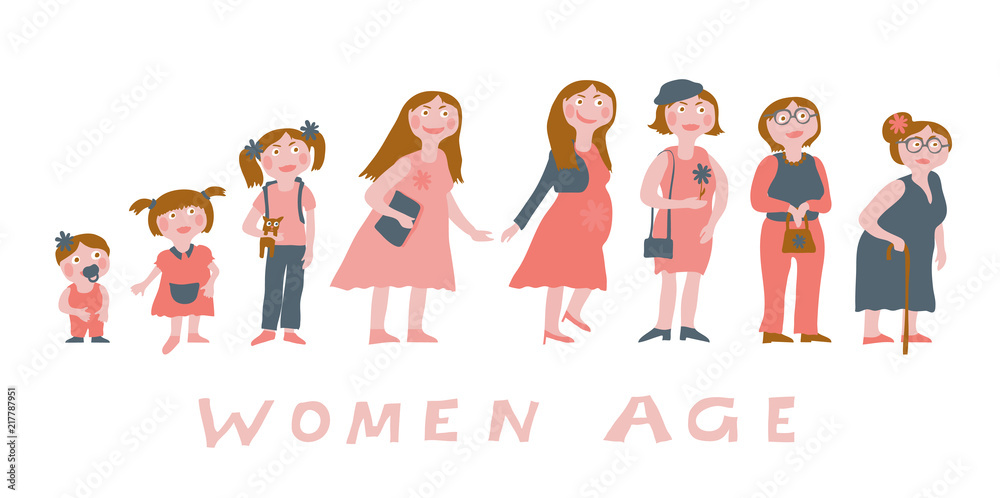 Fototapeta premium Woman age image