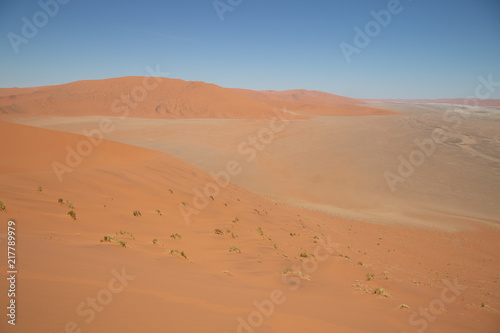 Dune 45 dans le désert du Namib à Sossusvlei