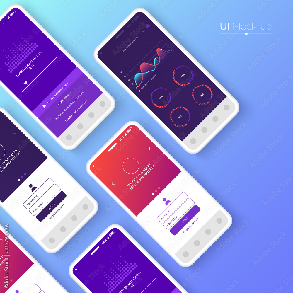 Conceptual mobile phones for user interface, user experience ...