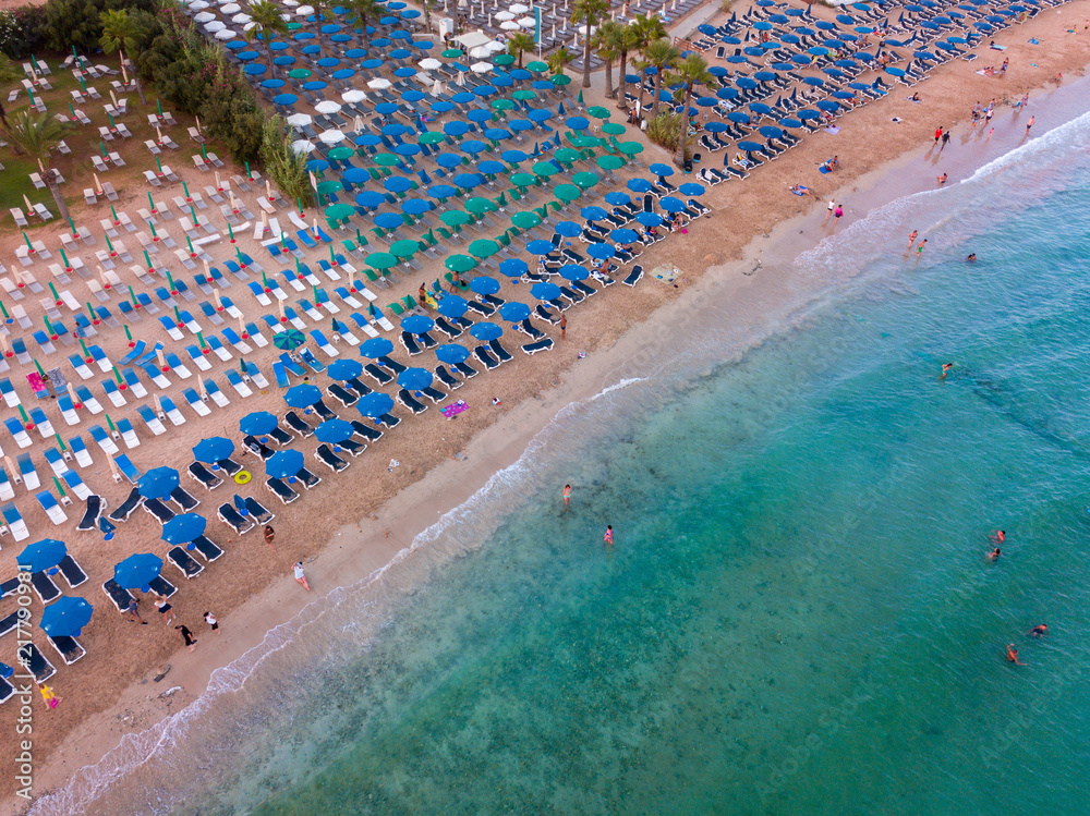 A marvellous beach at Ayia Napa, with golden sand and clear warm turquoise water