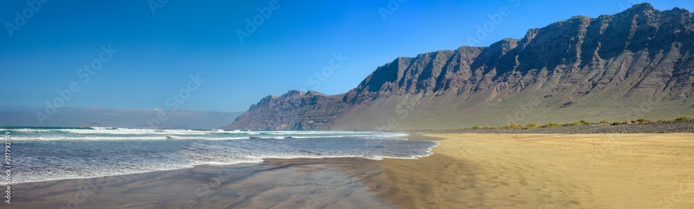 Beach and sea panorama landscape