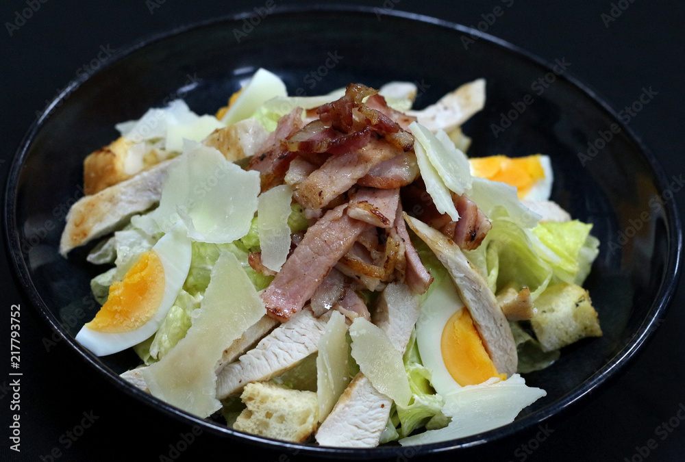 Caesar salad with grilled chicken Caesar salad with grilled chicken