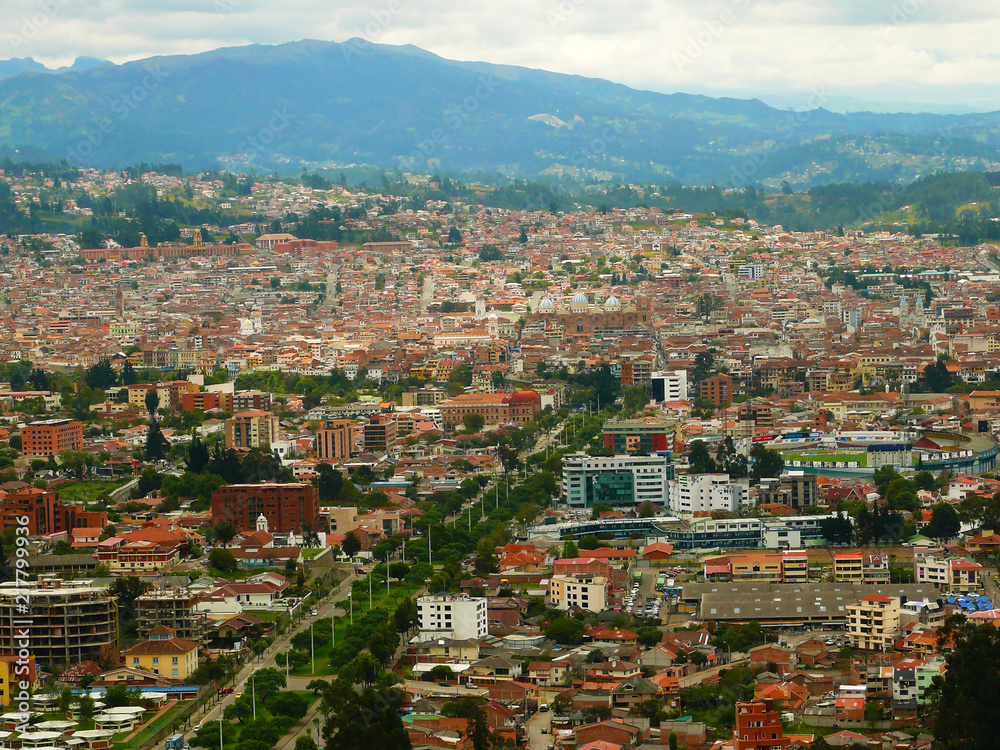 View over Cuenca, Ecuador