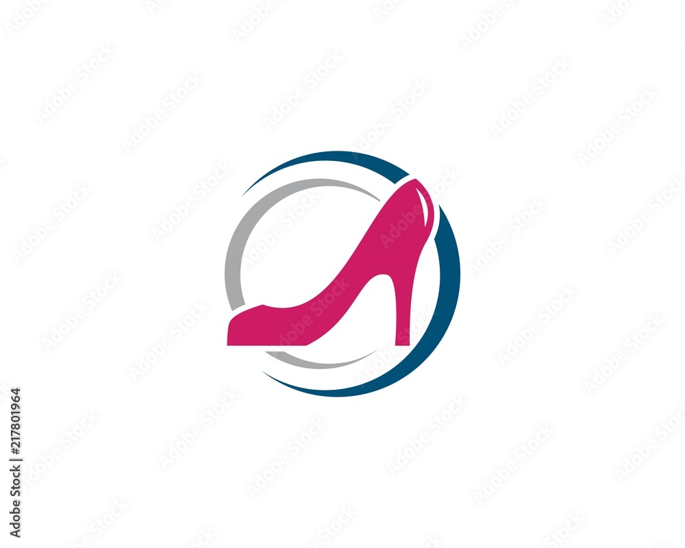 High Heel logo vector Stock Vector | Adobe Stock