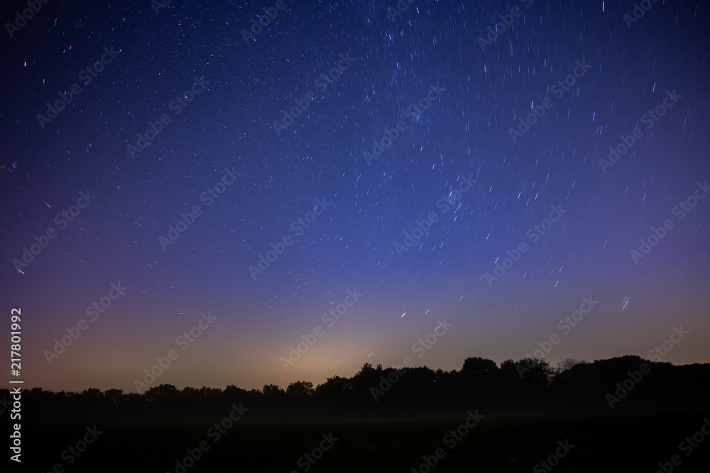 Midnight Perseids Meteor Shower