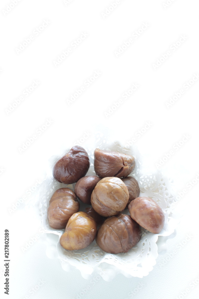 Winter chestnut for asian snack food image Winter chestnut for asian snack food image