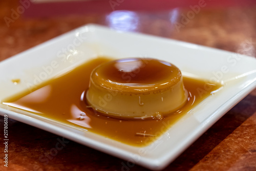 Картината върху платно Traditional Filipino desert leche flan