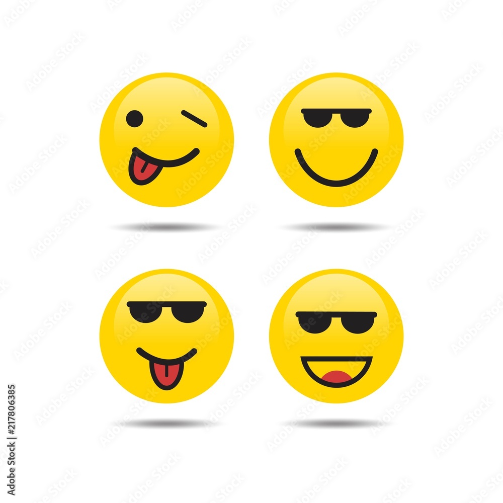 Smile Vector Template Design Illustration Smile Vector Template Design Illustration