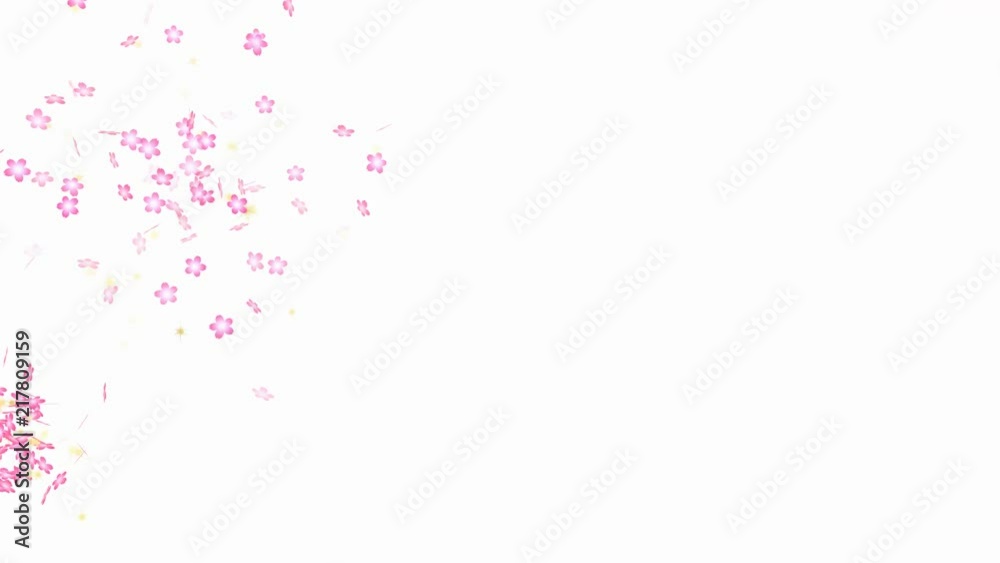 Flower background - seamless loop, alpha channels included Flower background - seamless loop, alpha channels included