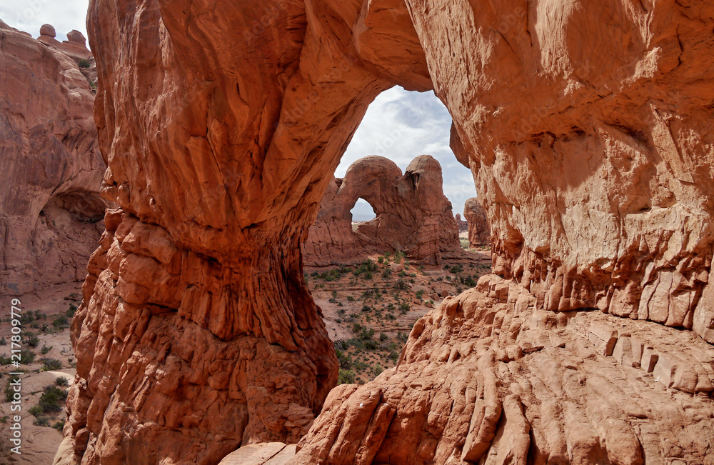 Rock Arch in National Park Arches. Utah, USA