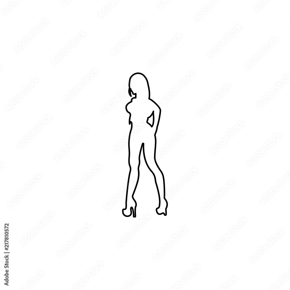 Black and white silhouette pole dance. Hand scketch exotic dance vector illustration. line clipart icon, logo, banner, tag, clothes Black and white silhouette pole dance. Hand scketch exotic dance vector illustration. line clipart icon, logo, banner, tag, clothes