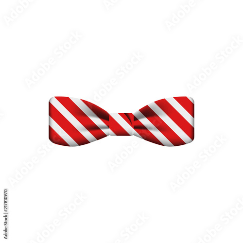 red striped colored bow tie icon. Element of bow tie illustration. Premium quality graphic design icon. Signs and symbols collection icon for websites, web design, mobile app