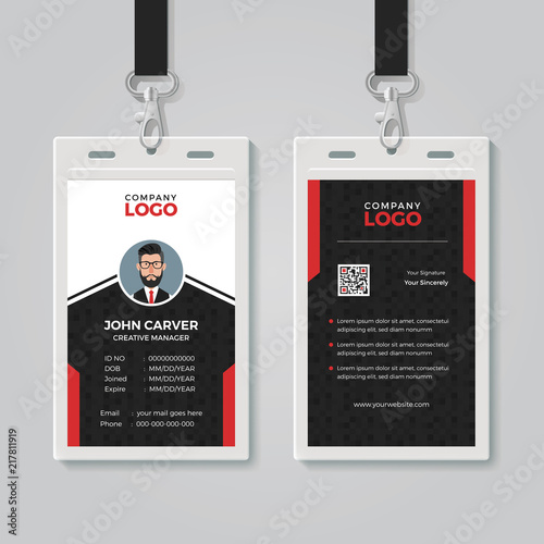 Professional ID Card Template