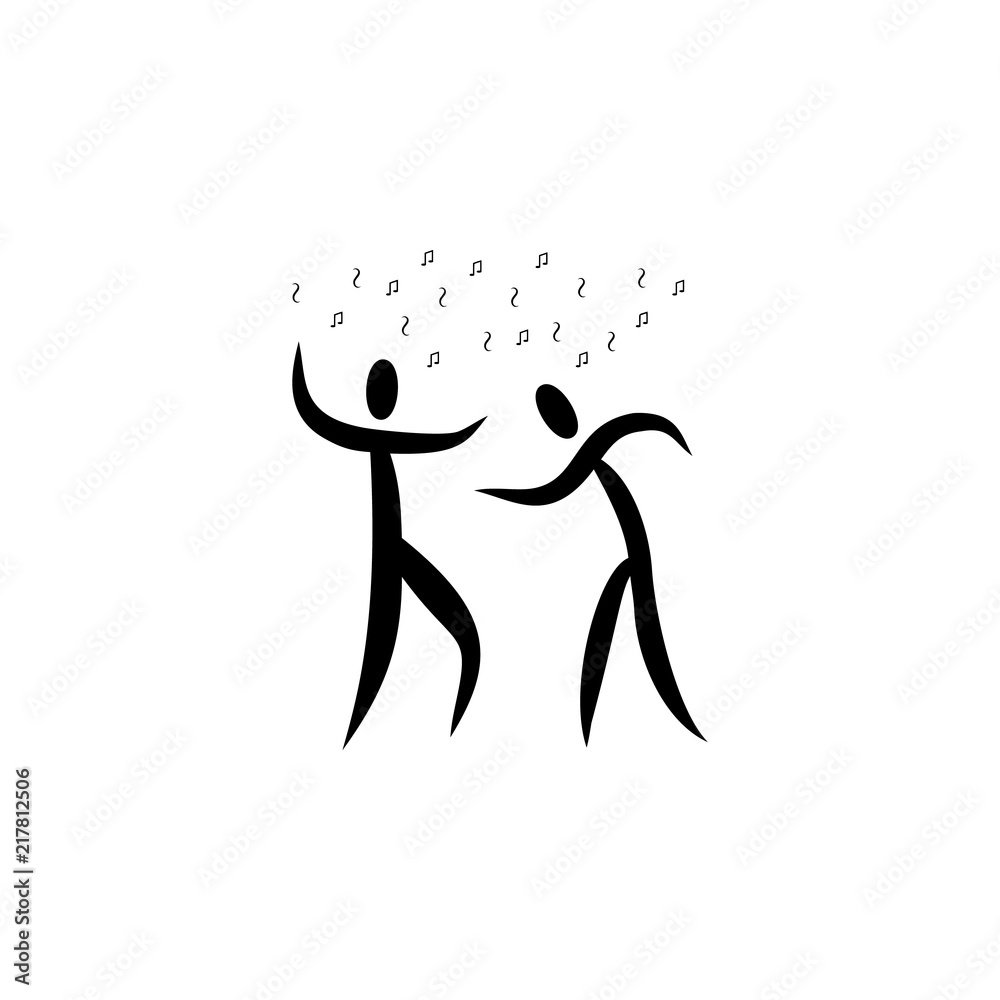 dancing people icon. Element of party icon for mobile concept and web apps. Detailed dancing people icon can be used for web and mobile dancing people icon. Element of party icon for mobile concept and web apps. Detailed dancing people icon can be used for web and mobile