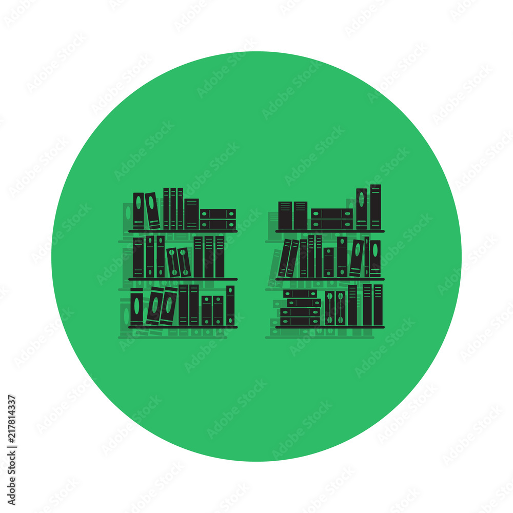bookshelves in the library illustration. Element of library icon for mobile concept and web apps. Detailed bookshelves in the library icon can be used for web and mobile bookshelves in the library illustration. Element of library icon for mobile concept and web apps. Detailed bookshelves in the library icon can be used for web and mobile