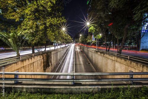 Mexico City is always on. 