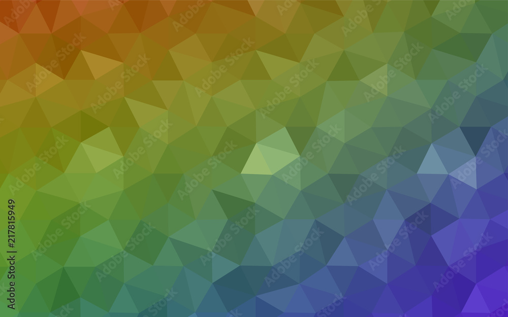 Light Multicolor vector low poly layout.