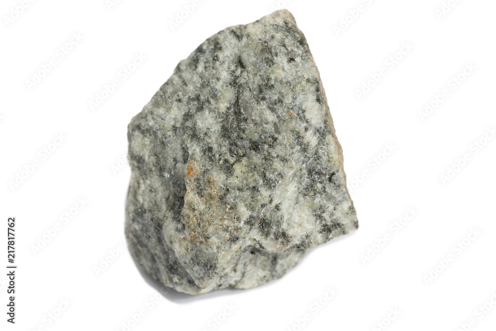 granite stone isolate on white background