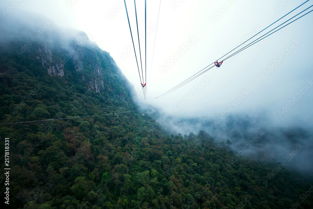 Fansipan cable car in Vietnam