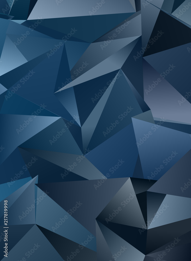 Abstract Low-Poly triangular modern background Abstract Low-Poly triangular modern background