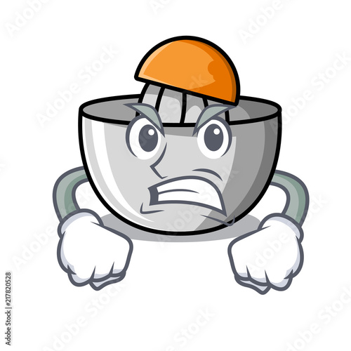 Photo Angry juicer mascot cartoon style
