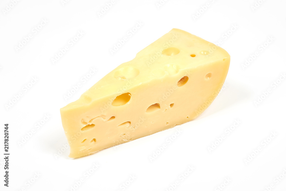 Cheese isolated on white background