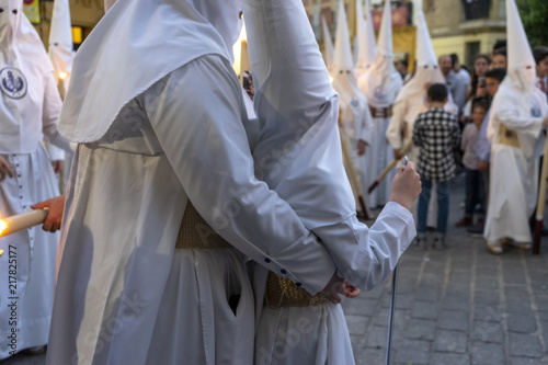 Semana santa de Sevilla, los penitentes
