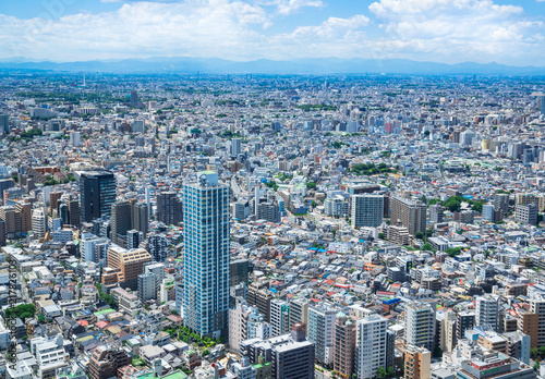 東京　住宅街が広がる都市風景 © oben901
