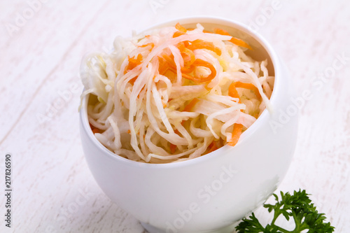 Traditional fermented cabbage