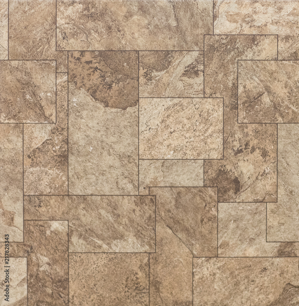 Fototapeta premium floor tiles with a modern abstract mosaic pattern