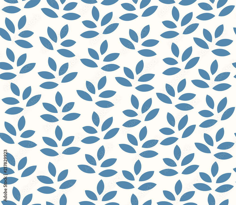 Leaves Pattern. Endless Background. Seamless Leaves Pattern. Endless Background. Seamless