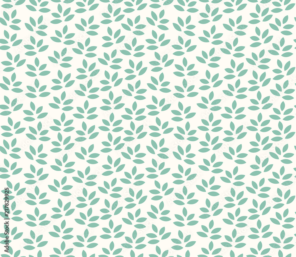 Leaves Pattern. Endless Background. Seamless Leaves Pattern. Endless Background. Seamless