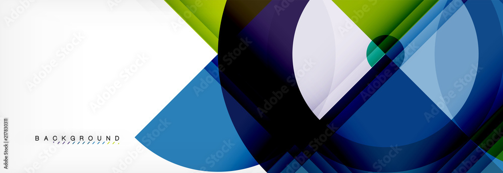 Vector circular geometric abstract background Vector circular geometric abstract background