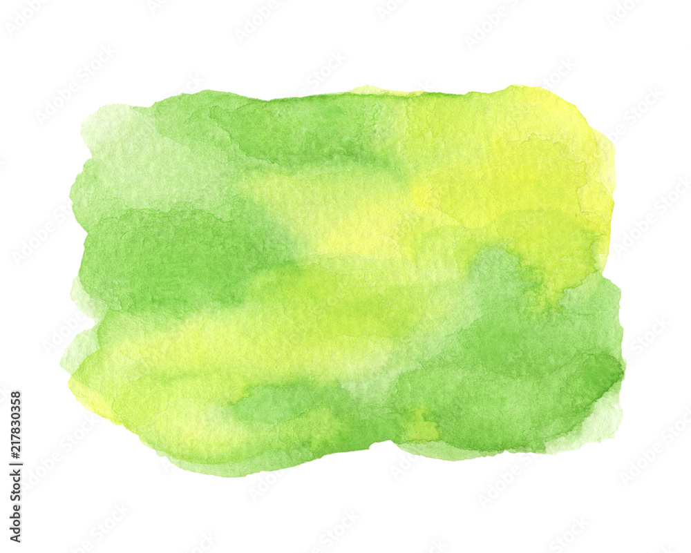 Green abstract watercolor texture background. Green abstract watercolor texture background.