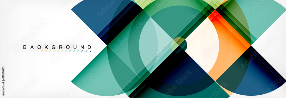 Vector circular geometric abstract background Vector circular geometric abstract background