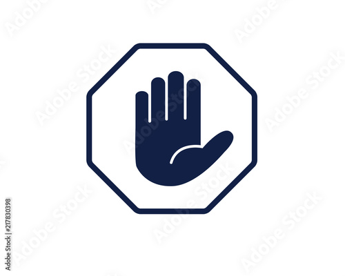 stop glyph icon , designed for web and app