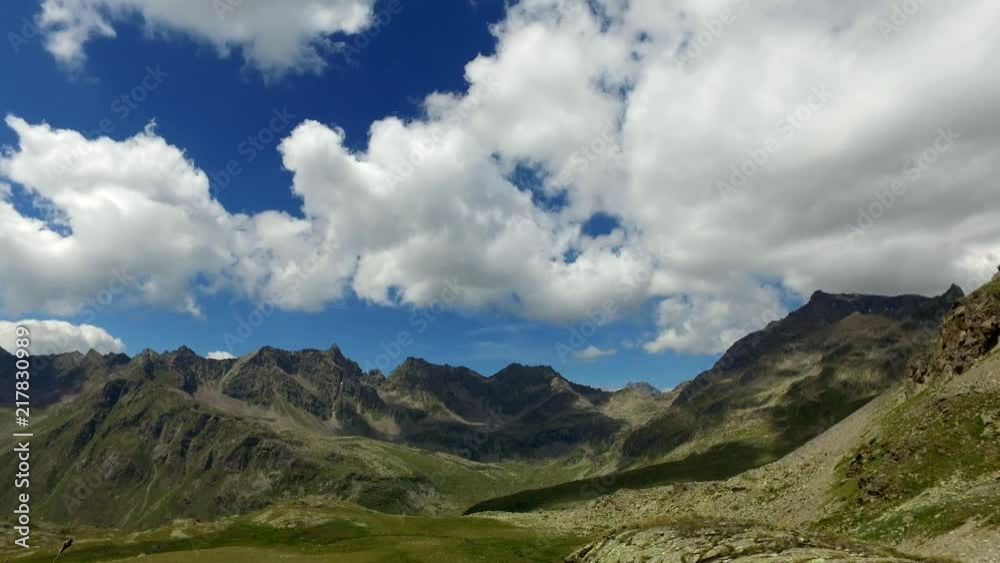 video 4K - timelapse nuvole - Val Grosina - Italy video 4K - timelapse nuvole - Val Grosina - Italy