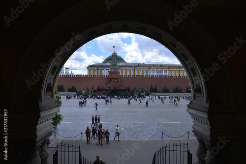 Вид на Красную площадь в Москве