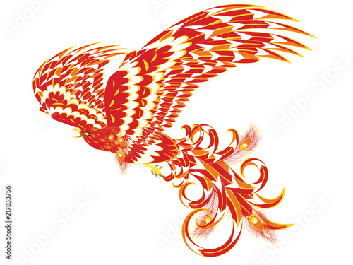 Mythical Phoenix Bird