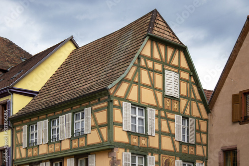 Ribeauvillé. Maisons à colombages, Alsace, Haut Rhin. Grand Est