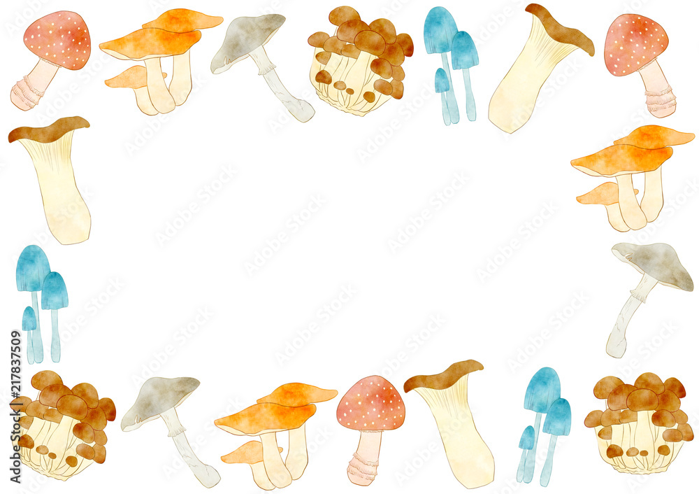 きのこフレーム角 Stock イラスト Adobe Stock きのこフレーム角 Stock イラスト Adobe Stock