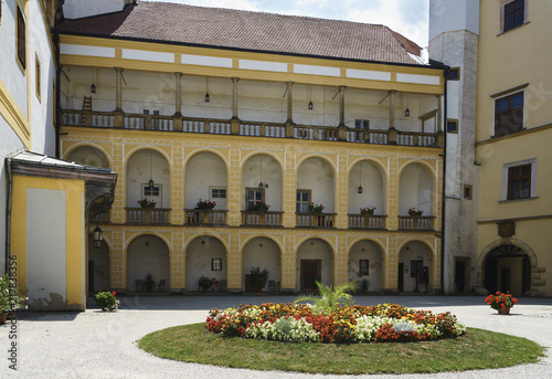 Renaissance chateau is the property of the town of Tovacov. The 96-meter-high Spanil Tower is dominated by the entire area photo