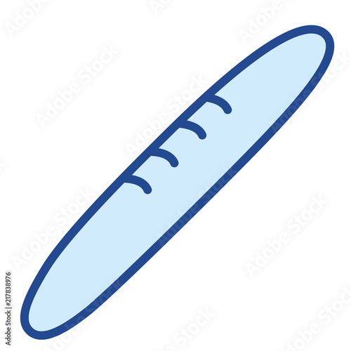 Baguette Vector Icon Illustration