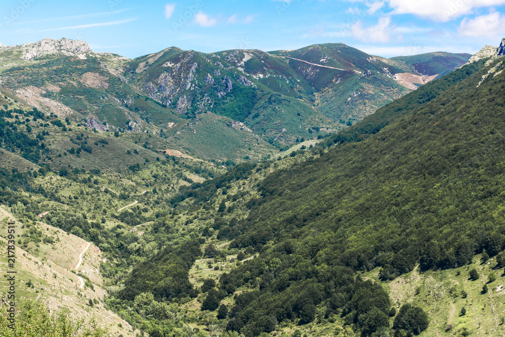 Argüello Biosphere Reserve. Declared by UNESCO in 2005, the Argüellos Biosphere Reserve is an area of special value, not only because of the importance of the Cantabrian flora and fauna. (Leon, Spain)