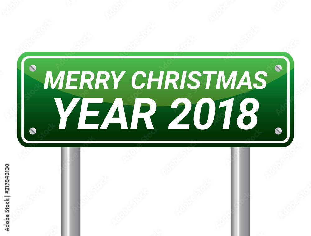 Christmas day road sign design. Christmas day road sign design.